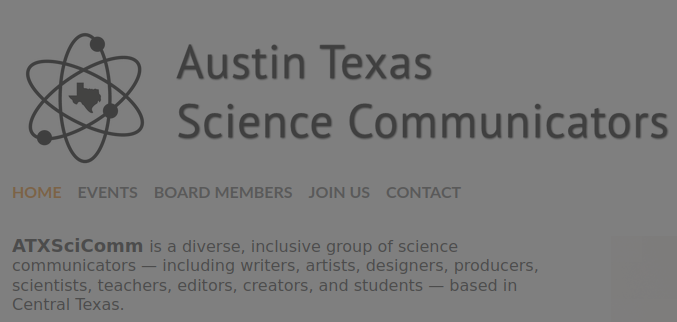 Picture of Austin Texas Science Communicators homepage